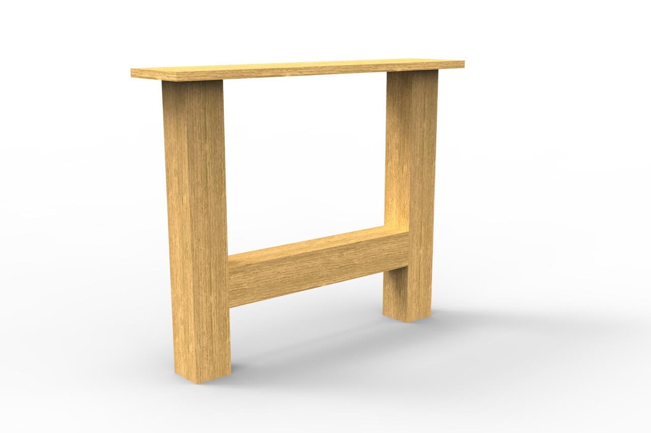 Tischgestelle aus Holz Helsinki