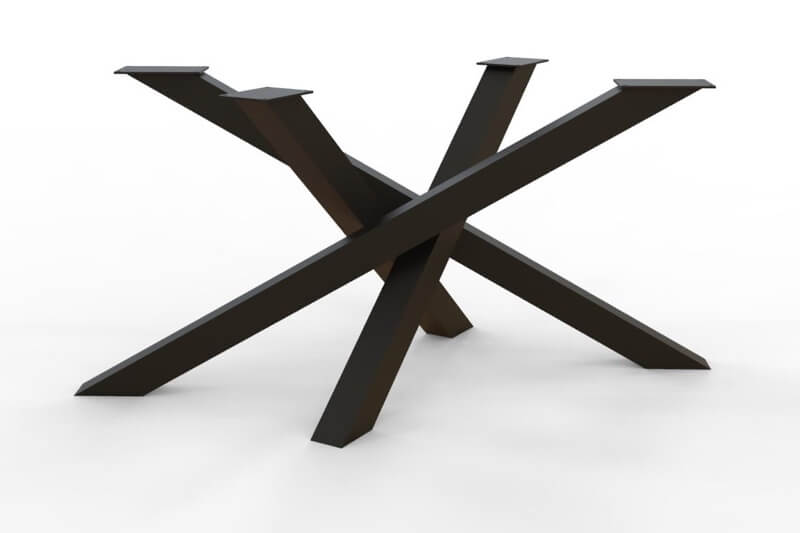 Tischgestell aus Stahl Hof van Twente