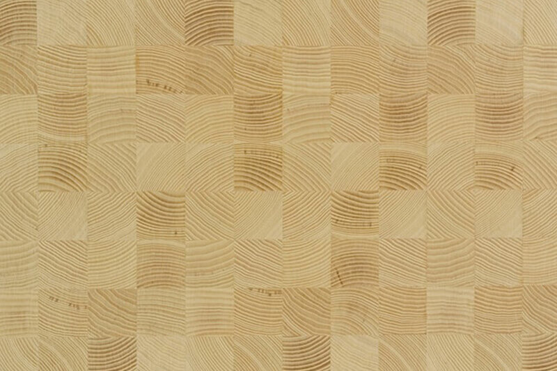 Hirnholz Esche (43×46mm) Leimholzplatten aus Hirnholz