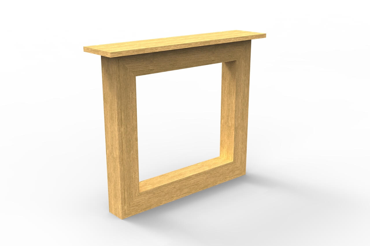 Tischgestelle aus Holz Oslo