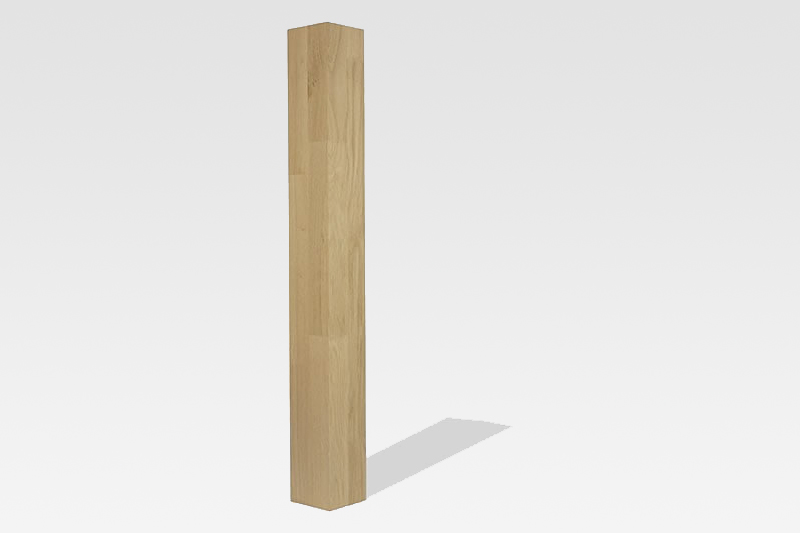 Tischbeine aus Holz (keilgezinkt), quadratisch