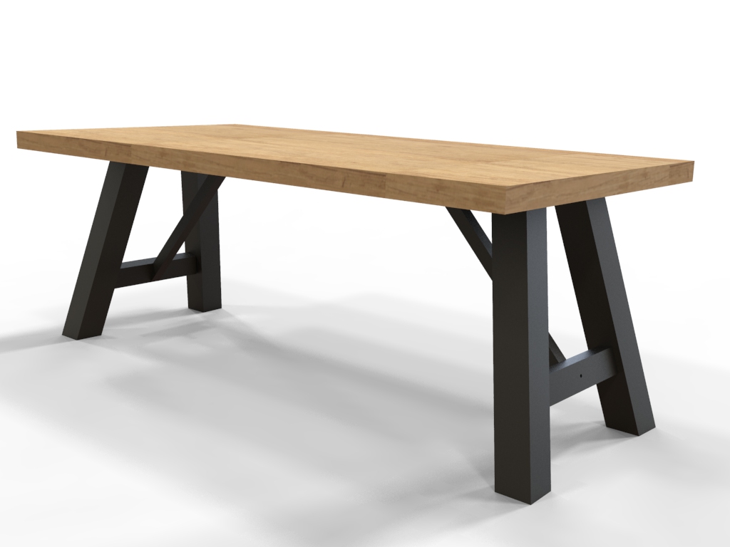 Tischgestell aus Stahl Fleringen