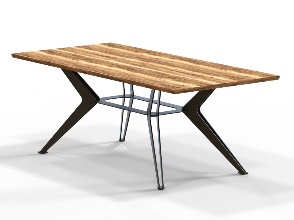 Tischgestell aus Stahl Holten