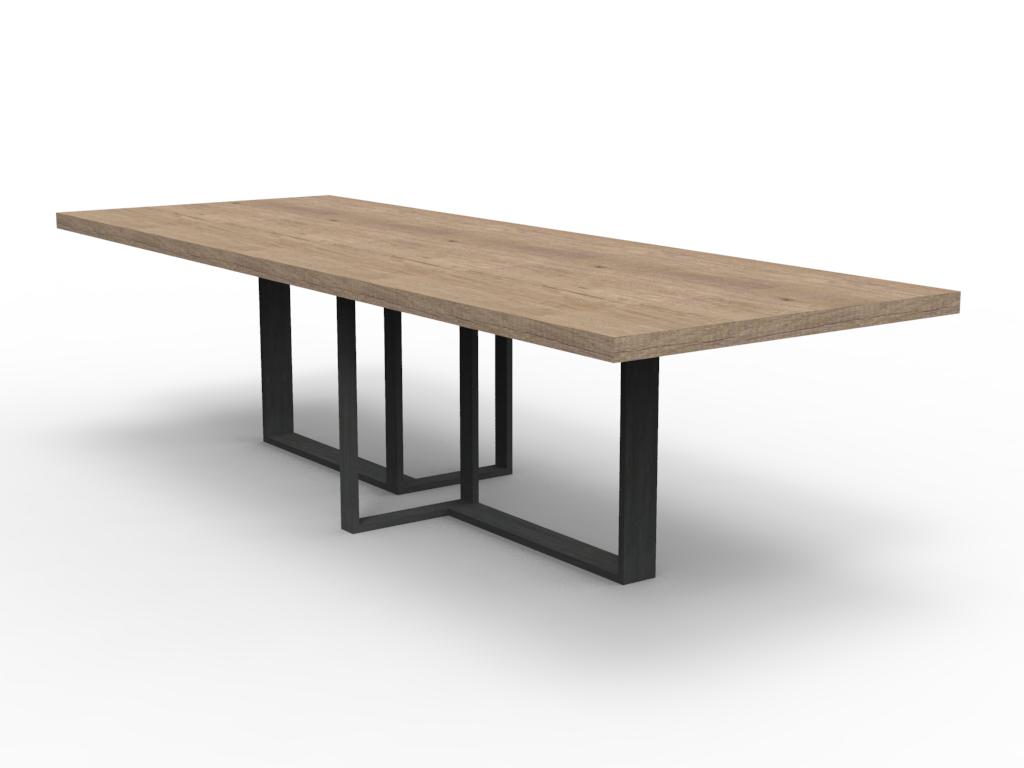 Tischgestell aus Stahl Lonneker