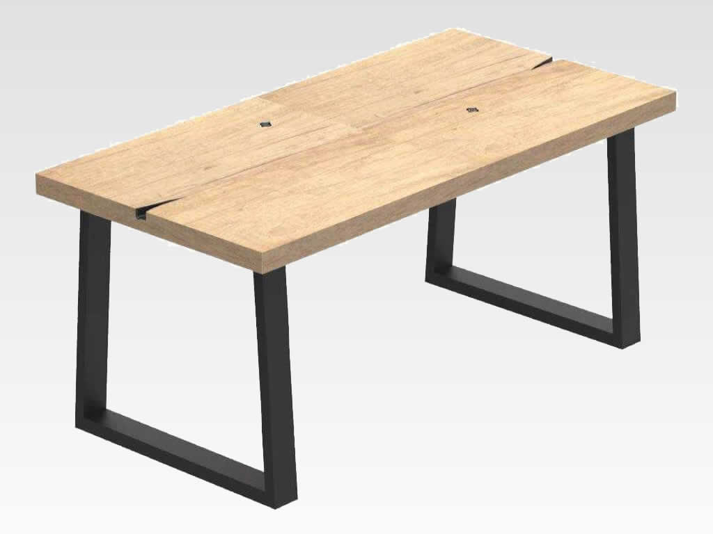 Tischgestell aus Stahl Losser
