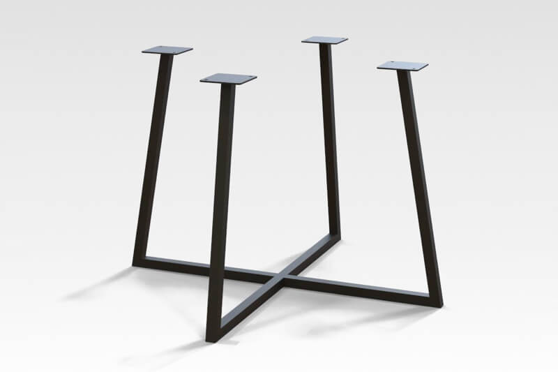 Tischgestell aus Stahl Overdinkel