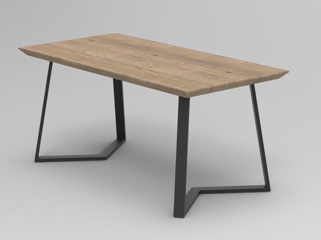 Tischgestell aus Stahl Rossum